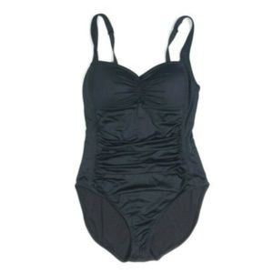 Immerse 4 Small One Piece Swimsuit Black Padded